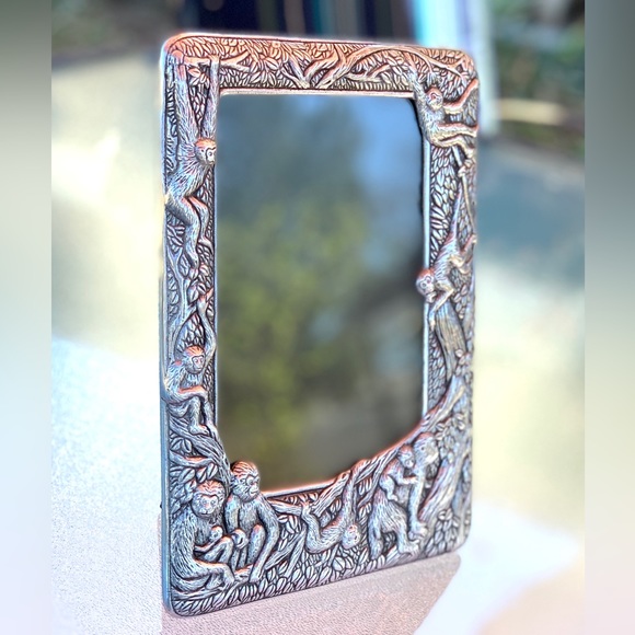 Arthur Court Monkeys Vintage Picture Frame ~ 5"x7" - Picture 2 of 6